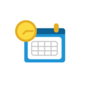 icono calendario mediano
